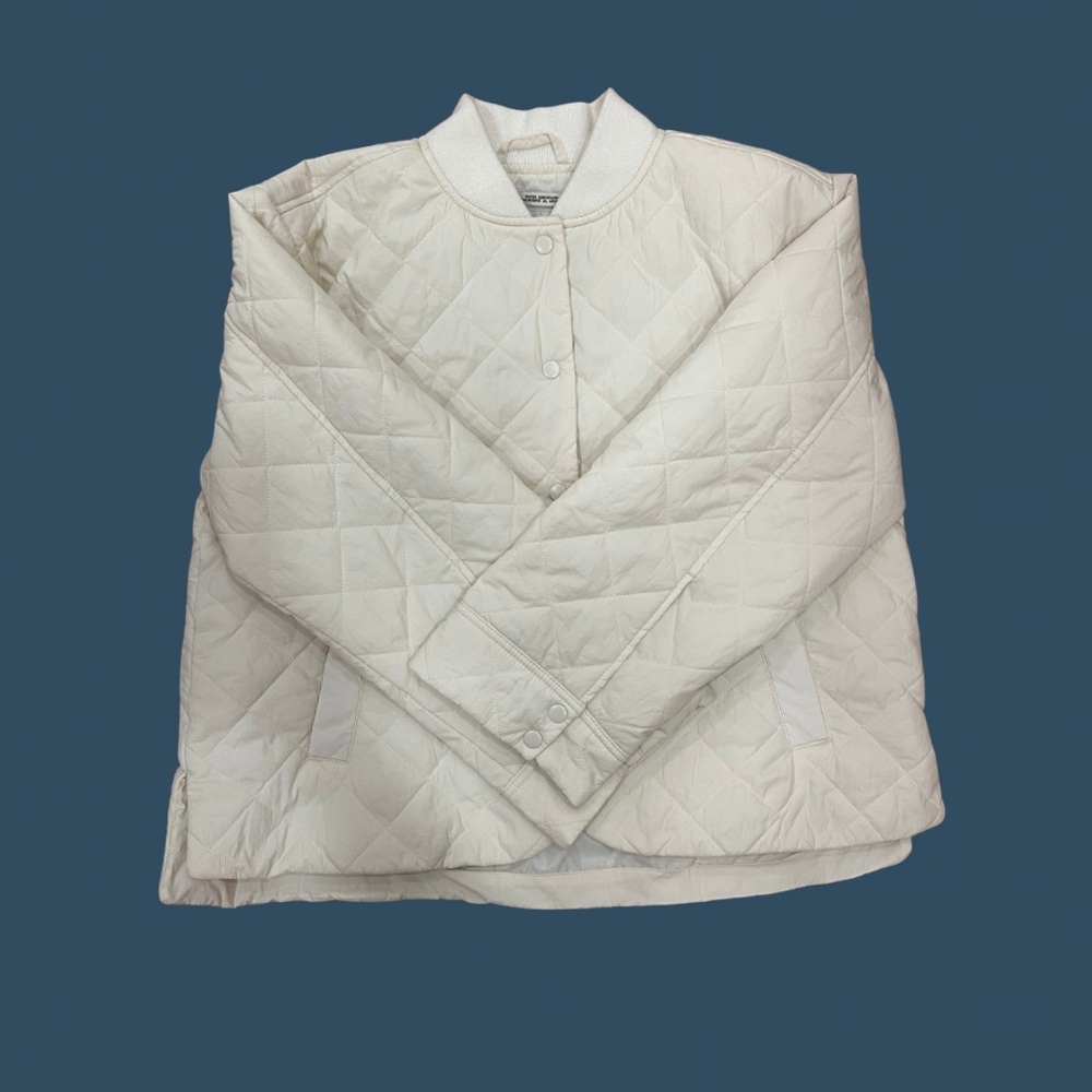 🔥Nice Piece🔥 a new day Women's Quilted White Puffer Jacket